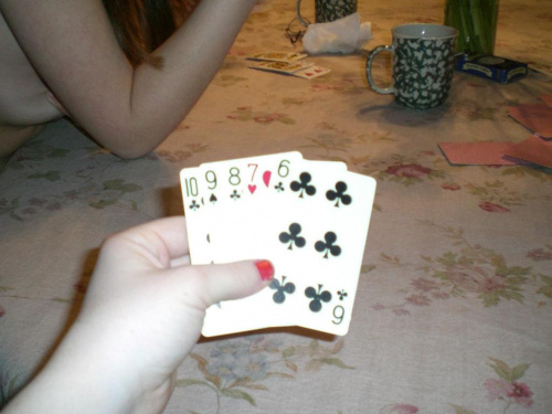 Girls Playing Strip Poker Amateur