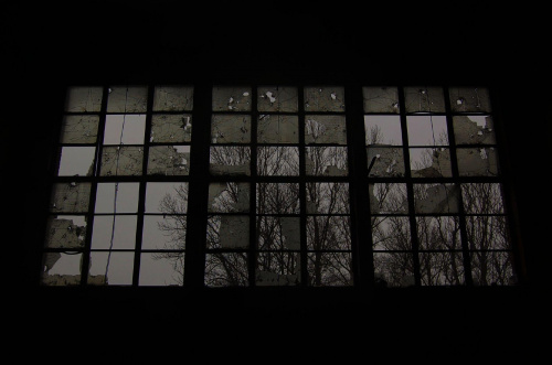 okno na szary świat... #StaraFabryka