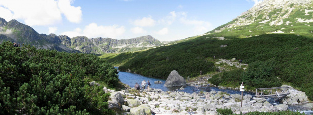 Początek potoku Roztoka #Góry #Tatry