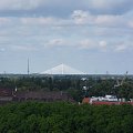 Widok z wieży Uniwersytetu Wrocławskiego na Most na Rędzinie największy i najdłuższy w Polsce.. #DolnyŚląsk #miasto #Wrocław
