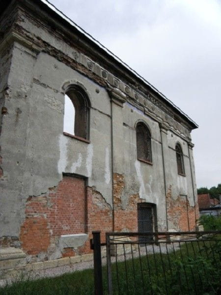 Działoszyce (świętokrzyskie)-ruiny synagogi