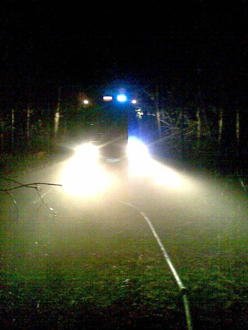 #noc #straż #samochód #światła #akcja #las #wąż #GBAt