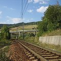 Skalité Serafínov - kolej na Czadcę-Żylinę i wiadukt drogi nr 487 #Kysuce #Słowacja