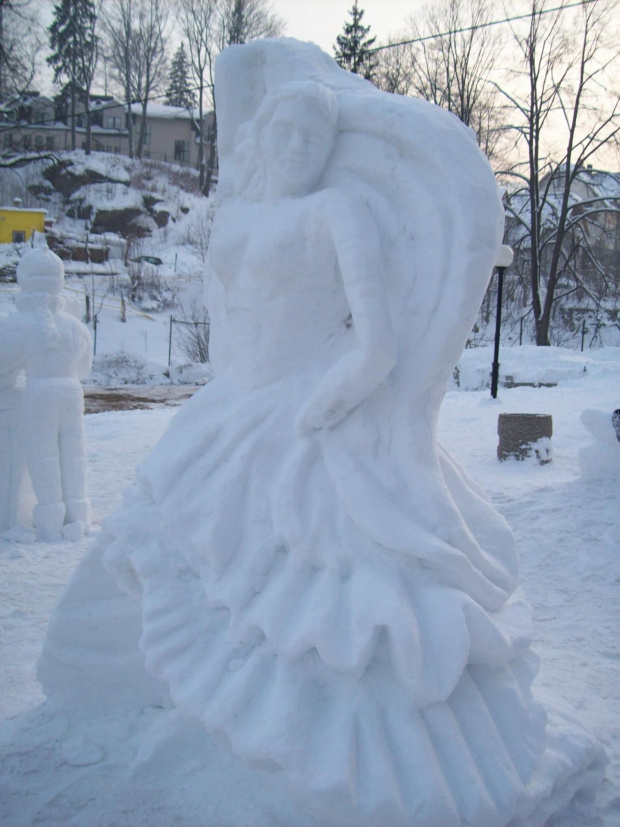 Szklarska Poręba,jedna z figur śniegowych-"Śniegolepy" :))) #Karkonosze #zima #śnieg #szadź