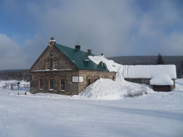 Schronisko Orle,dziś wczesnym rankiem było tu minus 31 !!! :)) #góry #Jizera #Jizerka #Orle #śnieg #zima