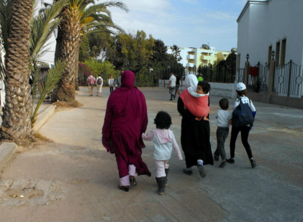 popołudnie w Agadirze , powrót z plaży #Maroko