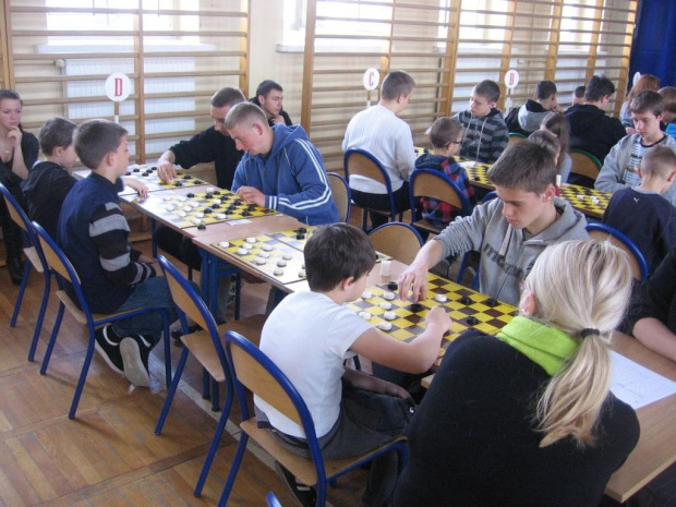 Turniej szkół podstawowych i gimnazjalnych z Torunia i okolic. Warcabowe Grand Prix 2012 - finał, ZS nr 2 Grębicin 17.04.2012r.