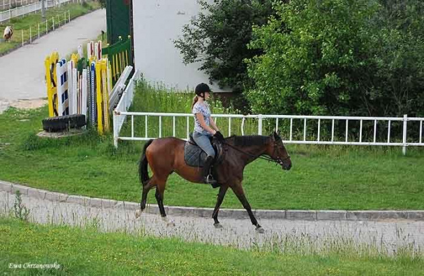 2009.06.18 Trening w Stodolach, Zosia i Ania