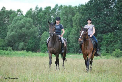 2009.06.18 Trening w Stodolach, Zosia i Ania