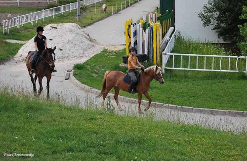 2009.06.18 Trening w Stodolach, Zosia i Ania