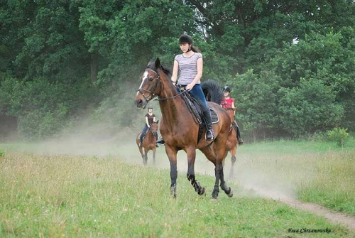 2009.06.18 Trening w Stodolach, Zosia i Ania