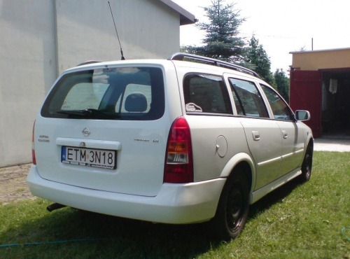 Opel Astra G Biały Caravan Tuning 1.4 Twinport