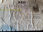 Tablica klapkowa AEG jak sterować ?
