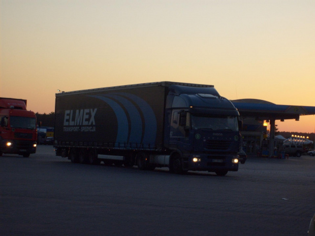 #ciężarówki #Iveco #Stralis #ZachódSłońca