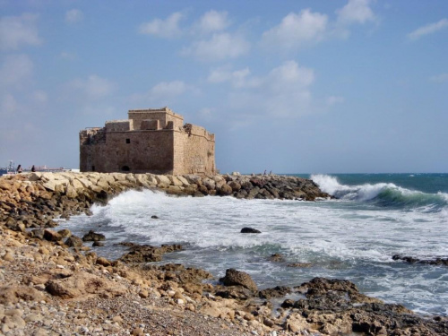 Cypr-Pafos,zamek turecki w porcie