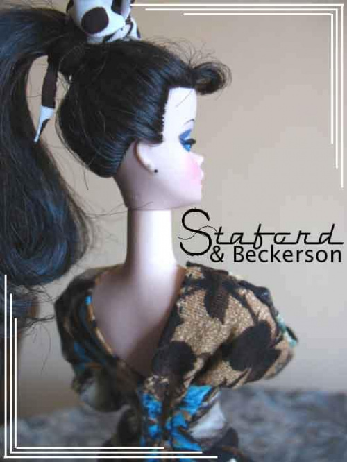 Staford & Beckerson Couture - kopia Butterick 1953 #Silkstone