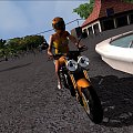 Ono na motocyklu #TDU #Gry #Game #Samochody #Cars #Motoryzacja