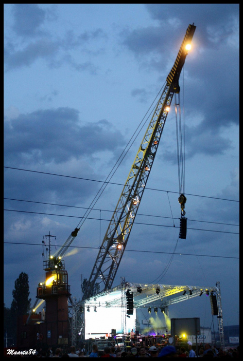 Szczecin nocą