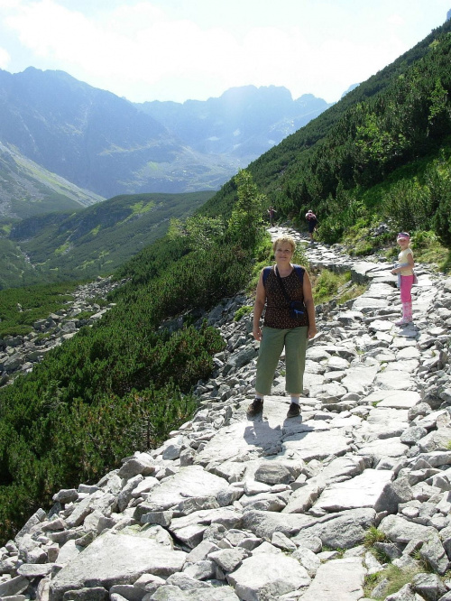 w drodze nad Czarny Staw Gąsienicowy