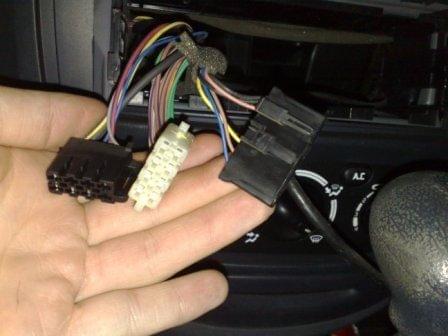 Renautl Megane I podłączenie sterowania przy kierownicy