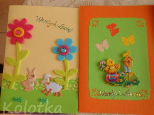 moje tegoroczne kartki (2013) #KatrkiŚwiąteczne #Wielkanoc #życzenia