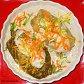 Gołąbki w wersji orientalnej.
Przepisy do zdjęć zawartych w albumie można odszukać na forum GarKulinar .
Tu jest link
http://garkulinar.jun.pl/index.php
Zapraszam. #gołąbki #WiórkiKokosowe #jedzenie #gotowanie #kulinaria #obiad