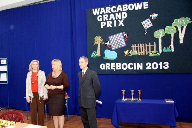 Turniej szkół podstawowych i gimnazjalnych z Torunia i okolic *Warcabowe Grand Prix 2013 - finał* ZS nr 2 Grębocin, 11.04.2013r.