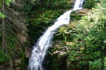 Wodospad "Kamieńczyk" #góry #SzklarskaPoręba #Karkonosze #krajobraz #Kamieńczyk #wodospad