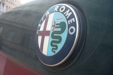 #Alfa #Romeo #logo #back #tył