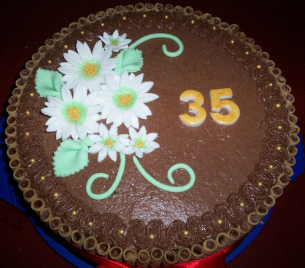 urodzinowy #tort #urodzinowy #czekoladowy #strokrotki
