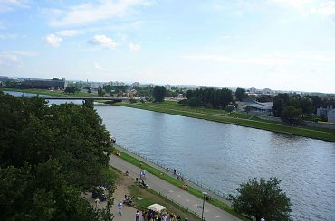 Kraków - Wisła #kraków #wisła #rzeka #rzeki #widok #widoki #natura #wawel #krajobraz #woda #miasto #most