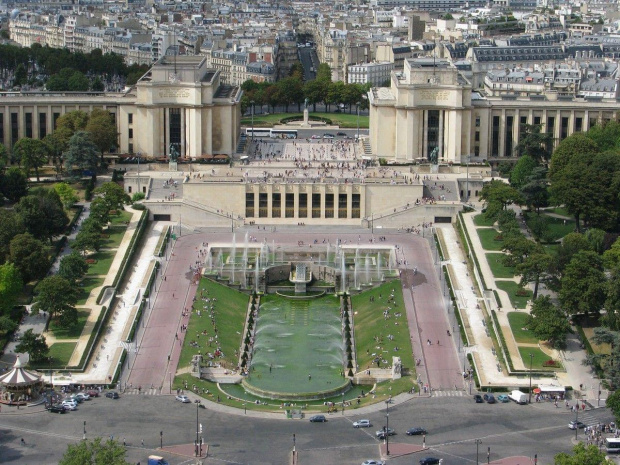 I znowu Plac Trocadero ale bardziej wyeksponowany