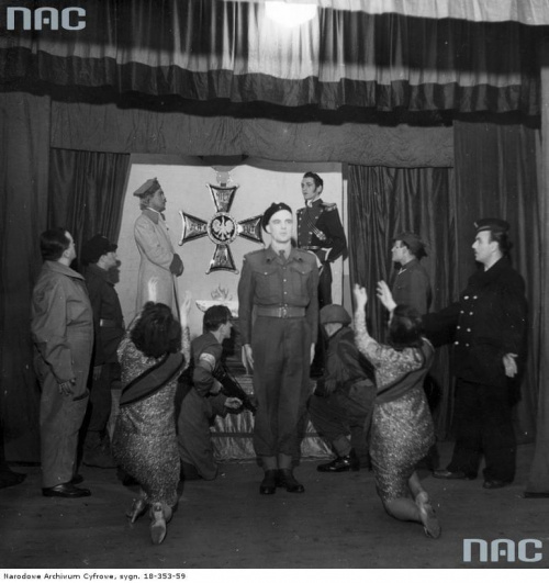 Wojskowa czołówka teatralna " Lwowska Fala " - program pt. " Trzymaj fason ". Edynburg_02.10.1945 r.