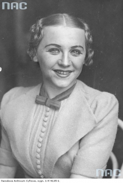 Janina Szaniawska, aktorka_1938 r.