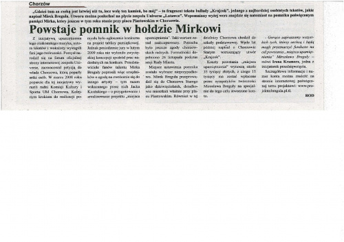 Wiadomości Rudzkie 7 kwietnia 2010