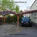 drewniana wiata garażowa na samochód carport #Carport #TerraceCover #Fastlock #CanopyDoor #CanopyBalcony