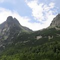 Panorama z Zielonej Doliny Kieżmarskiej od Koziej Turni po Kieżmarskie Szczyty #Góry #Tatry #JagnięcySzczyt