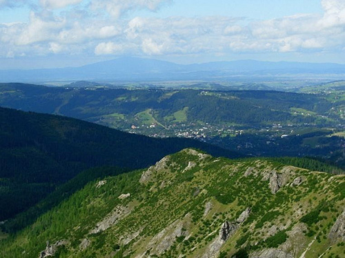 widok z doliny Jaworzynki