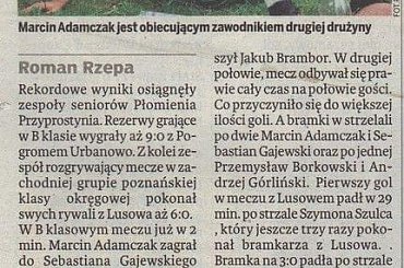 #PłomieńPrzyprostynia #PrzemysławBorkowski #MarcinAdamczak #DzieńWolsztyński #RomanRzepa
