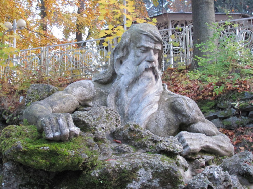 Rzeźba Karkonosza w Janskich Lazniach #czechy #JanskieLazne #karkonosz #rzeżba