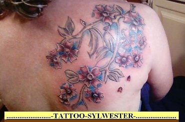 kwiaty wisni tattoo #Tatuaz #tattoo