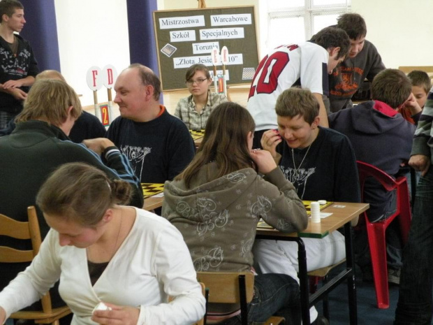 Warcabowe Mistrzostwa Torunia Szkół Specjalnych Złota Jesień 2010 - ZS nr 6 Toruń, 28.10.2010r.