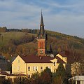Kościół św. Wawrzyńca w Vrchlabi w czeskich Karkonoszach #czechy #Vrchlabi #karkonosze #jesień