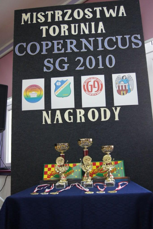 Mistrzostwa Torunia Szkół Gimnazjalnych w Warcaby Klasyczne Copernicus SG 2010 - ZS nr 9 Toruń, 23.11.2010r.