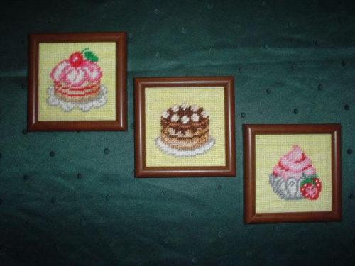 Kuchenne miniaturki 2. #hafty #kuchnia #ozdoby