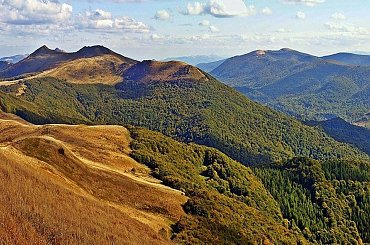 jesienne Bieszczady #Bieszczady #panorama #góry #KrajobrazyiPrzyroda #jesien #miejsca