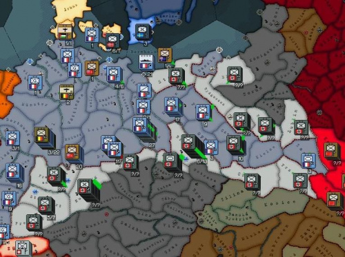 1. Korpus Pancerny dokonał odważnego i ryzykownego manewru, 15.X.1940 osiągnął granicę z ZSRR