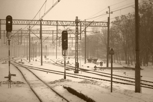 Elbląg zimą #elbląg #pkp #dworzec #zima
