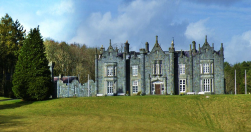 zamek w Belleek Forest w Ballinie Co. Mayo