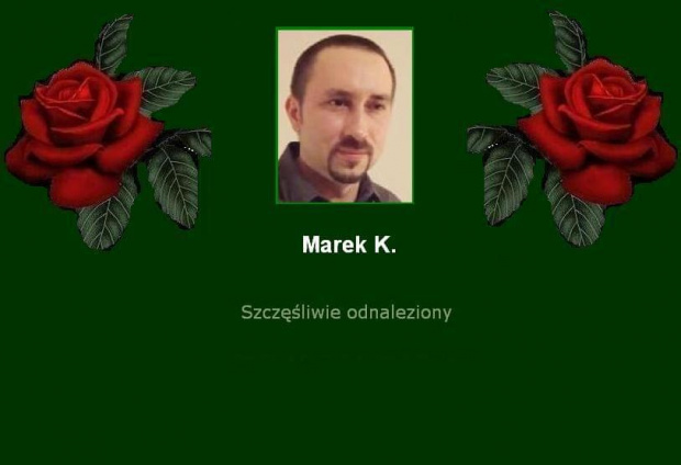 #SzczęśliwieOdnaleziony #Fiedziuszko #mężczyzna #odnalezieni #PomocnaDłoń #PortalNaszaKlasa #SprawaWyjaśniona #MarekK